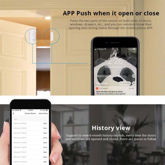 wifi door window sensor