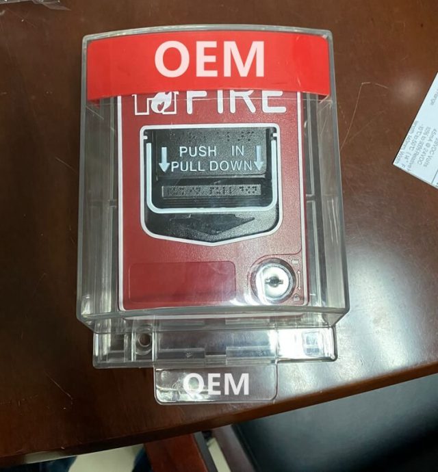 fire alarm plastic cover